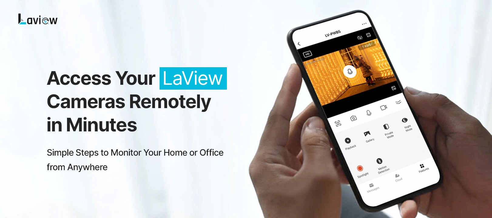 View Laview Cameras Remotely